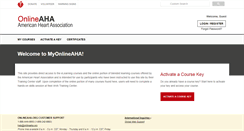 Desktop Screenshot of myonlineaha.org